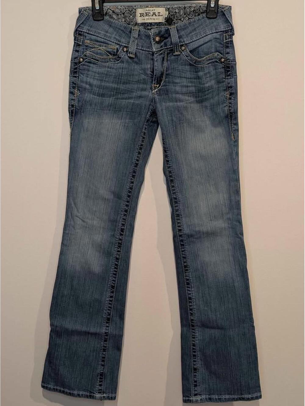 Ariat Real Denim Mid Rise Bootcut Jeans 26R
